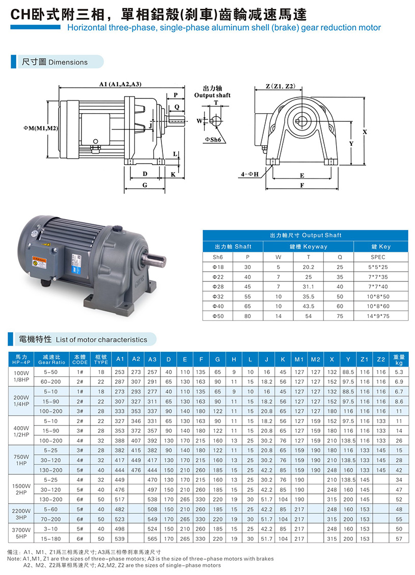 臥式剎車齒輪馬達(dá)